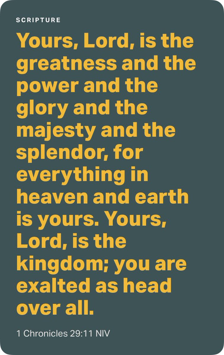 JAYToTheMUAH's tweet photo. 1 Chronicles 29:11 ASV https://t.co/VsN3qhQQ1w https://t.co/4UmkVKlGWG