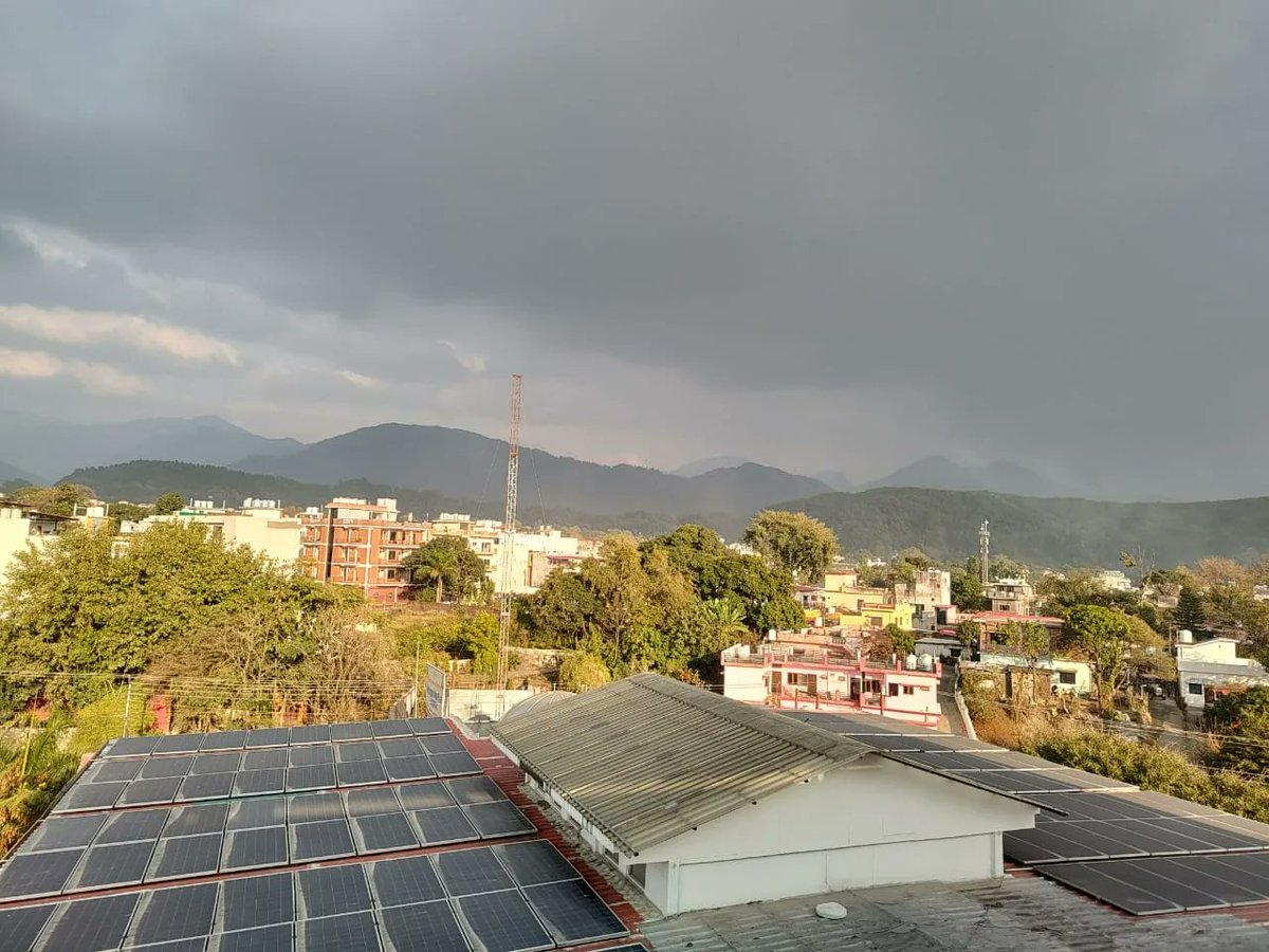 View from @wisefolksmedia office today at #Dehradun