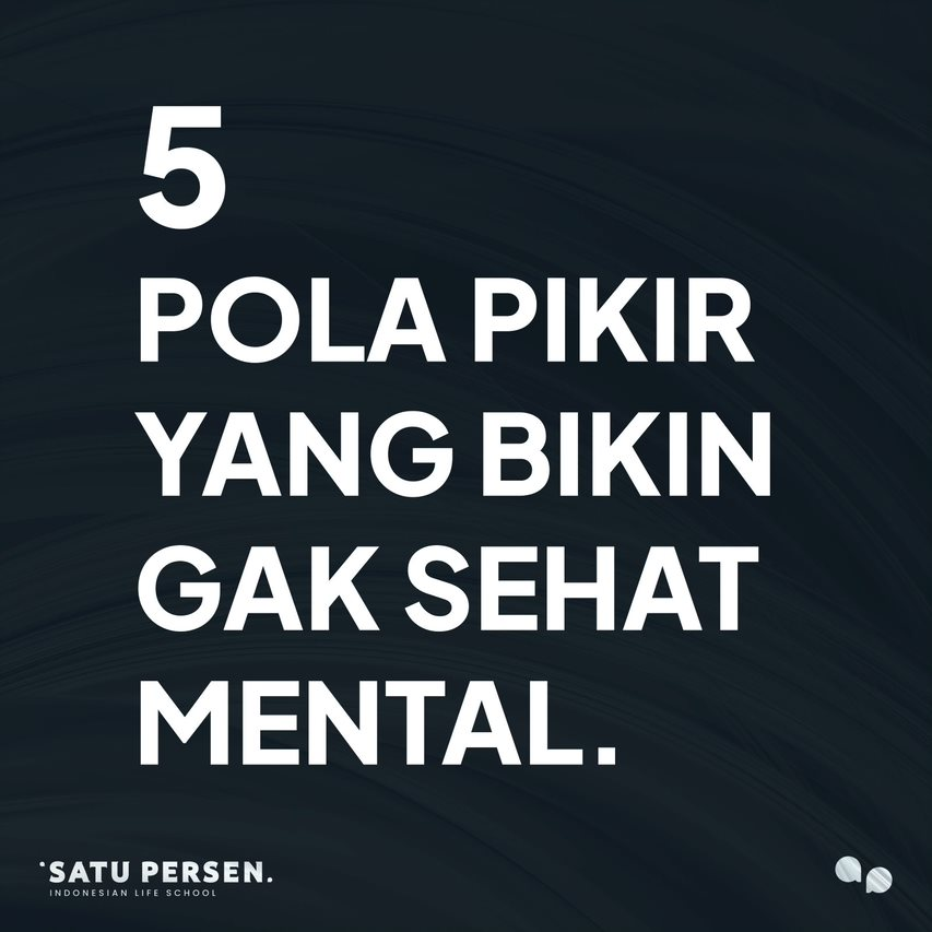 satupersen_id's tweet photo. #SatuBreak: Semua Berawal dari Mindset!✌️
-
A Thread. https://t.co/CoE6sK0g2C