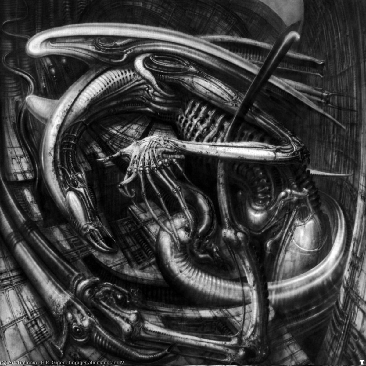 H.R. Giger (1940-2014)
Alienmonster IV