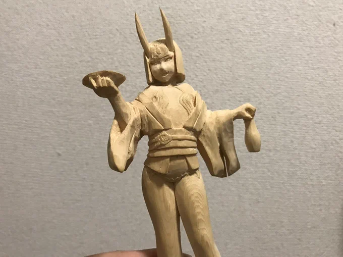 #フォロワー木で彫った推しを見て 