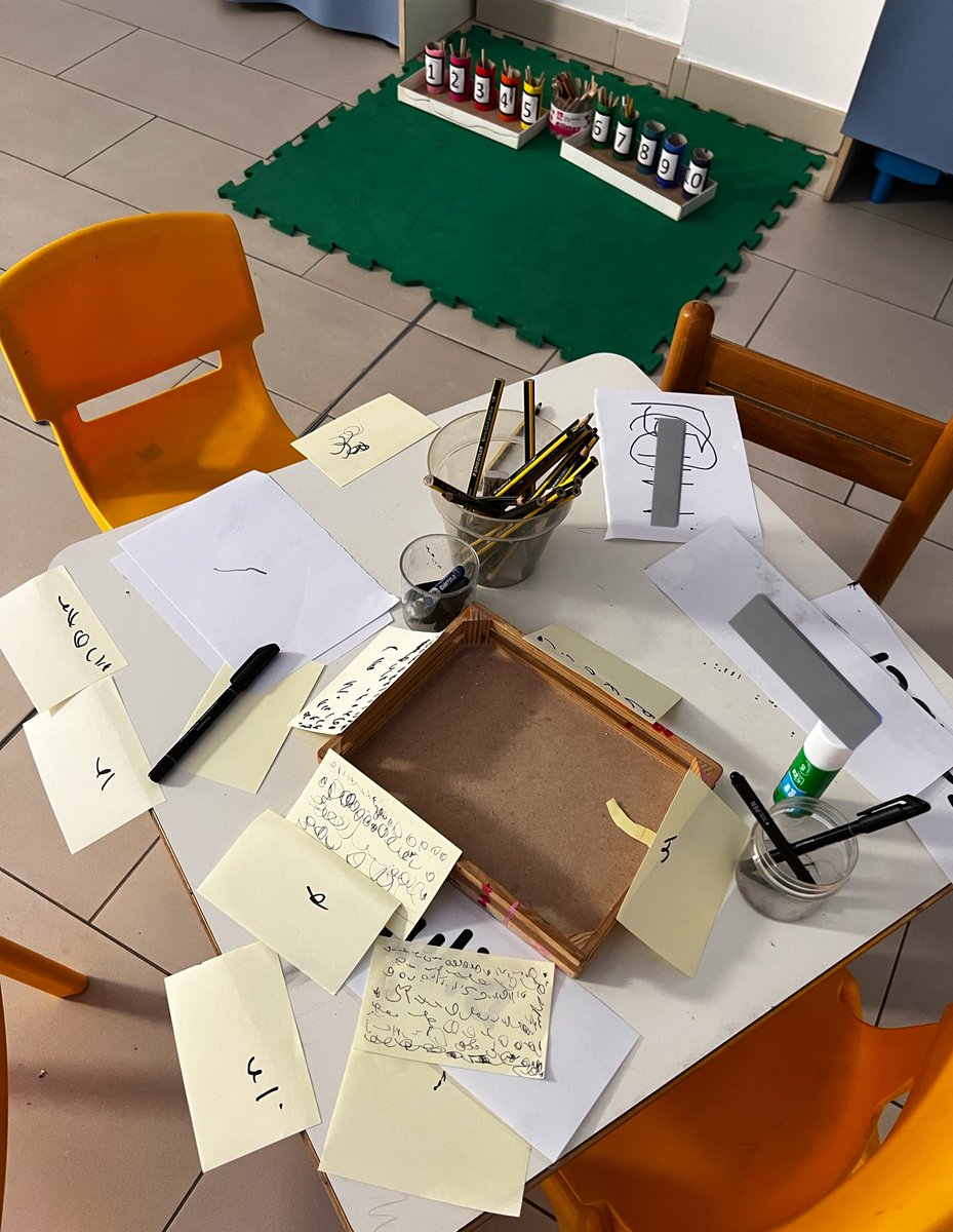 SofiaWallace20's tweet photo. “What are you doing”
“Writing”
“What are you writing?”
“Words”
“Can you tell me what the words say?”
“No, I am very busy writing.”

Okay then 🤓

#authenticliteracy #justcute #preschool https://t.co/0MHDOdEoM9