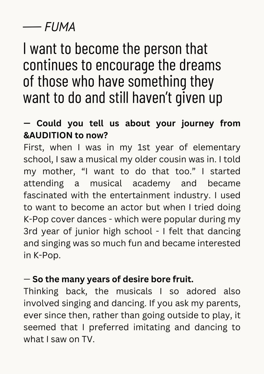 TwinklingMaki's tweet photo. [ENG] 230119 ⓒⓤⓣ, member interview
FUMA🎮 #andTEAM #andTEAM_FUMA
(1/2) https://t.co/vCqaRWwNO3