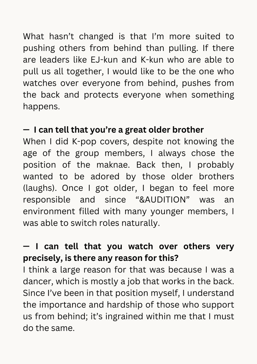 TwinklingMaki's tweet photo. [ENG] 230119 ⓒⓤⓣ, member interview
FUMA🎮 #andTEAM #andTEAM_FUMA
(1/2) https://t.co/vCqaRWwNO3
