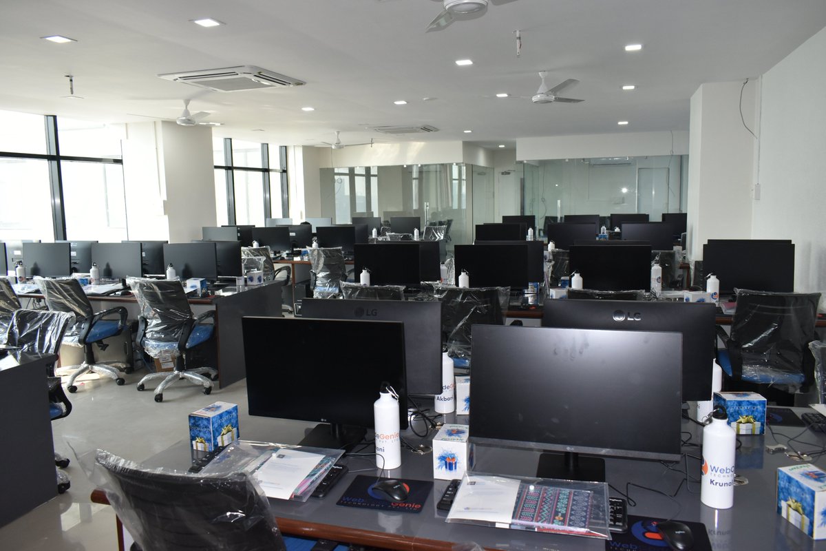 WebCode_Genie's tweet image. We are expanding for our highly enthusiastic 60 newbies!
webcodegenie.com
#newoffice #webcodegenie #wcg #newbeginnings #newbeginnings2023 #newplace #officespace