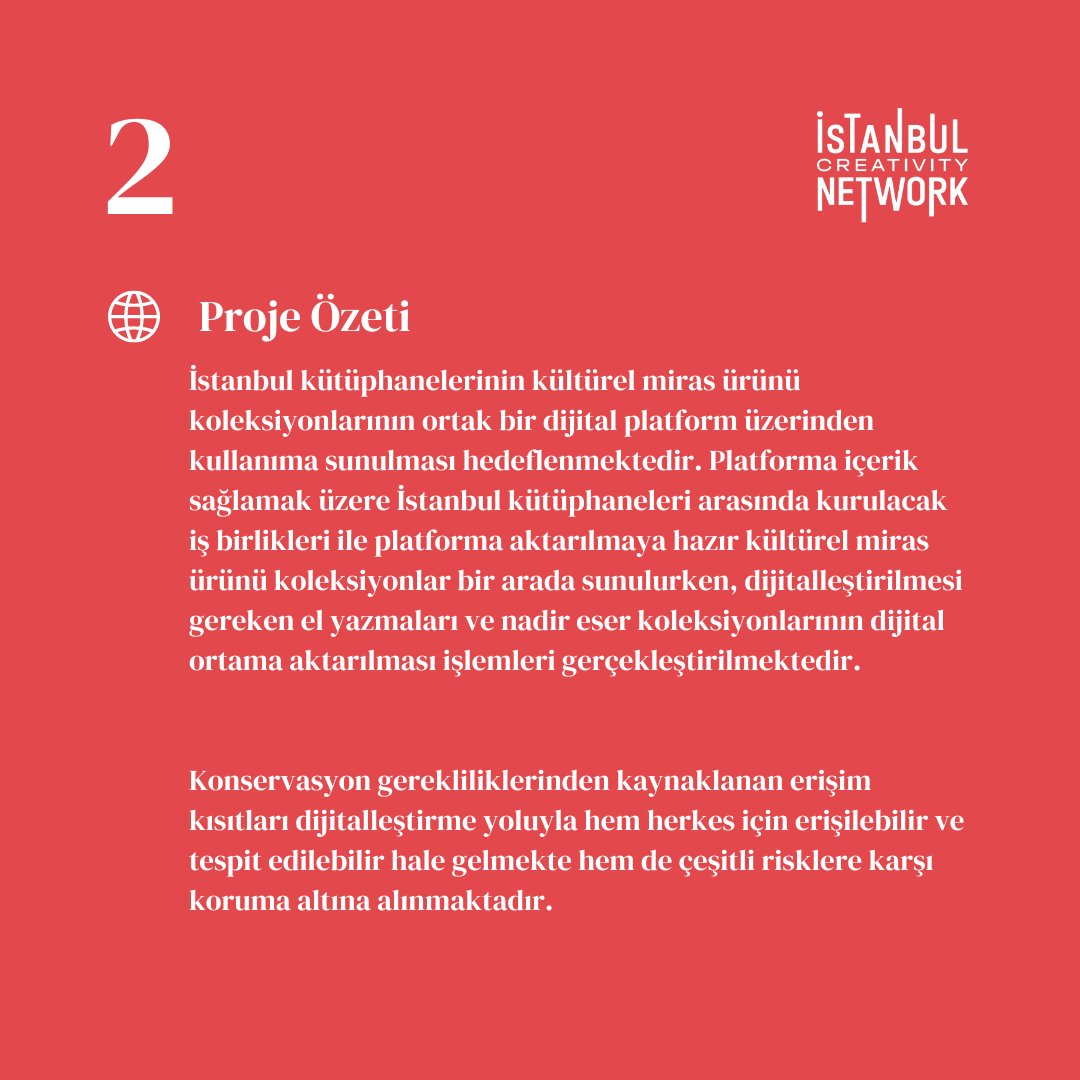 istanbulcreanet's tweet photo. İstanbul Kültürel Miras Dijital Kütüphanesi projesi kapsamında gerçekleştirilen çalışmalara ve detaylı bilgiye ulaşmak için web sitemizi ziyaret edebilirsiniz.⬇️

https://t.co/hfxBtzvoX7

@istkaorgtr

#IstanbulCreativityNetwork #İstanbulYaratıcılıkAğı #İSTKA https://t.co/iNeNavhhQe