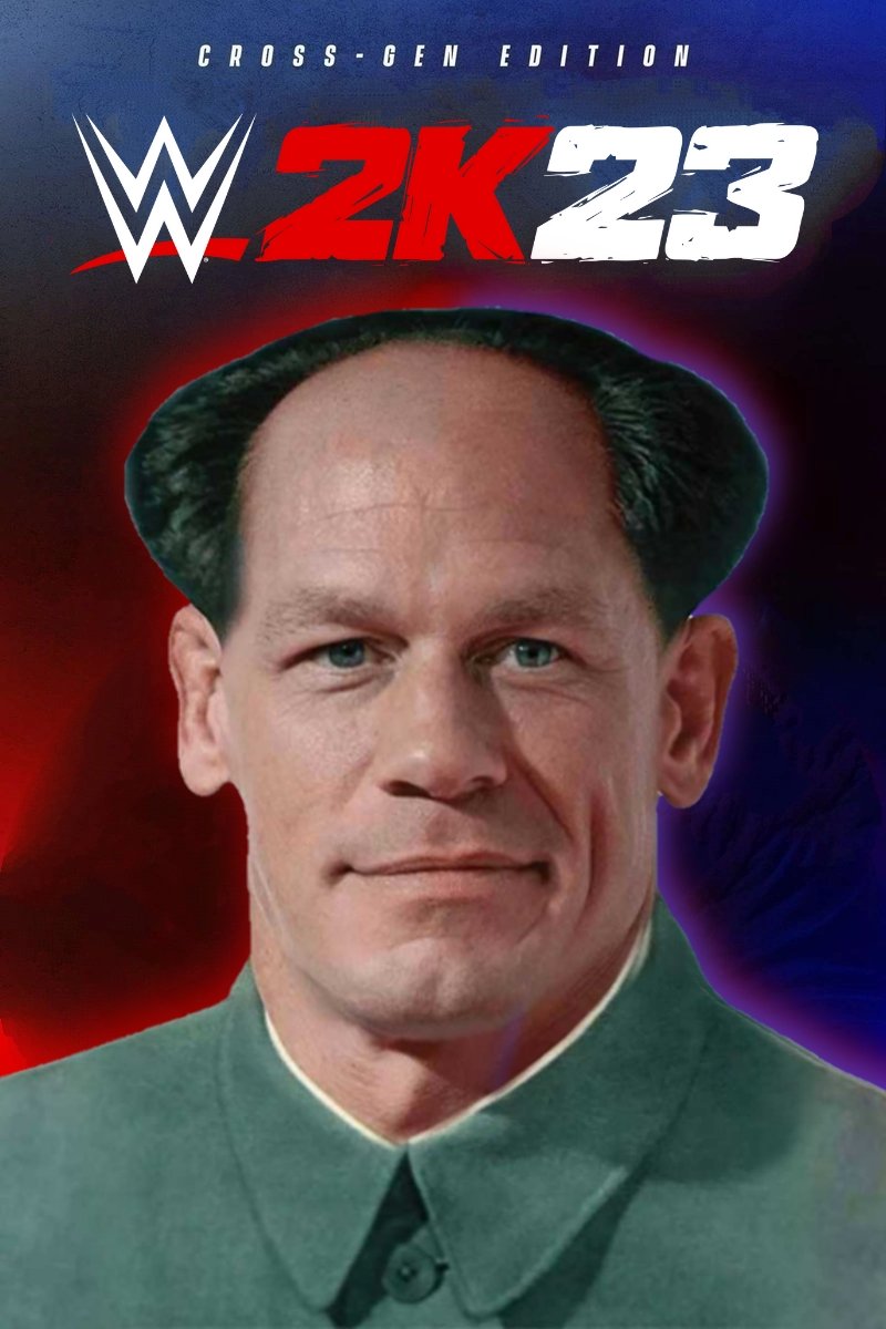 KingProjectail's tweet photo. Original cover ! @JohnCena @wwe2k #wwe #JohnCena #WWE2K23 https://t.co/TZPBqSpkkE