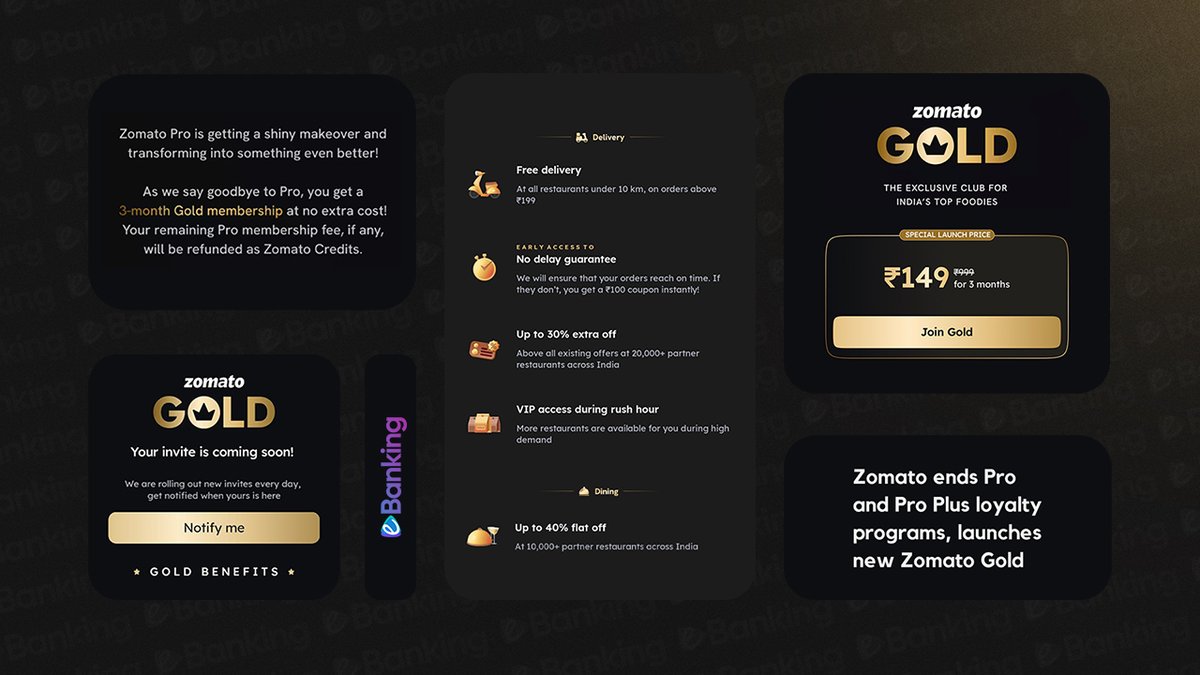eBankingIndia's tweet photo. @editionbyzomato TL;DR: the new/revamped #ZomatoGold subscription... https://t.co/IxyRvDjHiQ