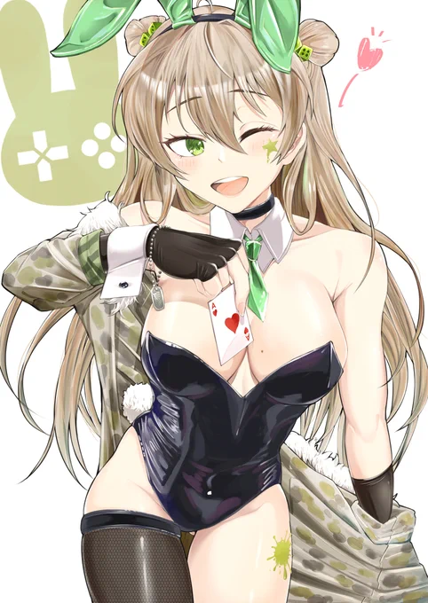 RFBバニー #ドールズフロントライン #少女前線 #少女前线 #RFB(ドールズフロントライン) #バニーガール #乳ぼくろ https://t.co/Eisqz3pB4X 