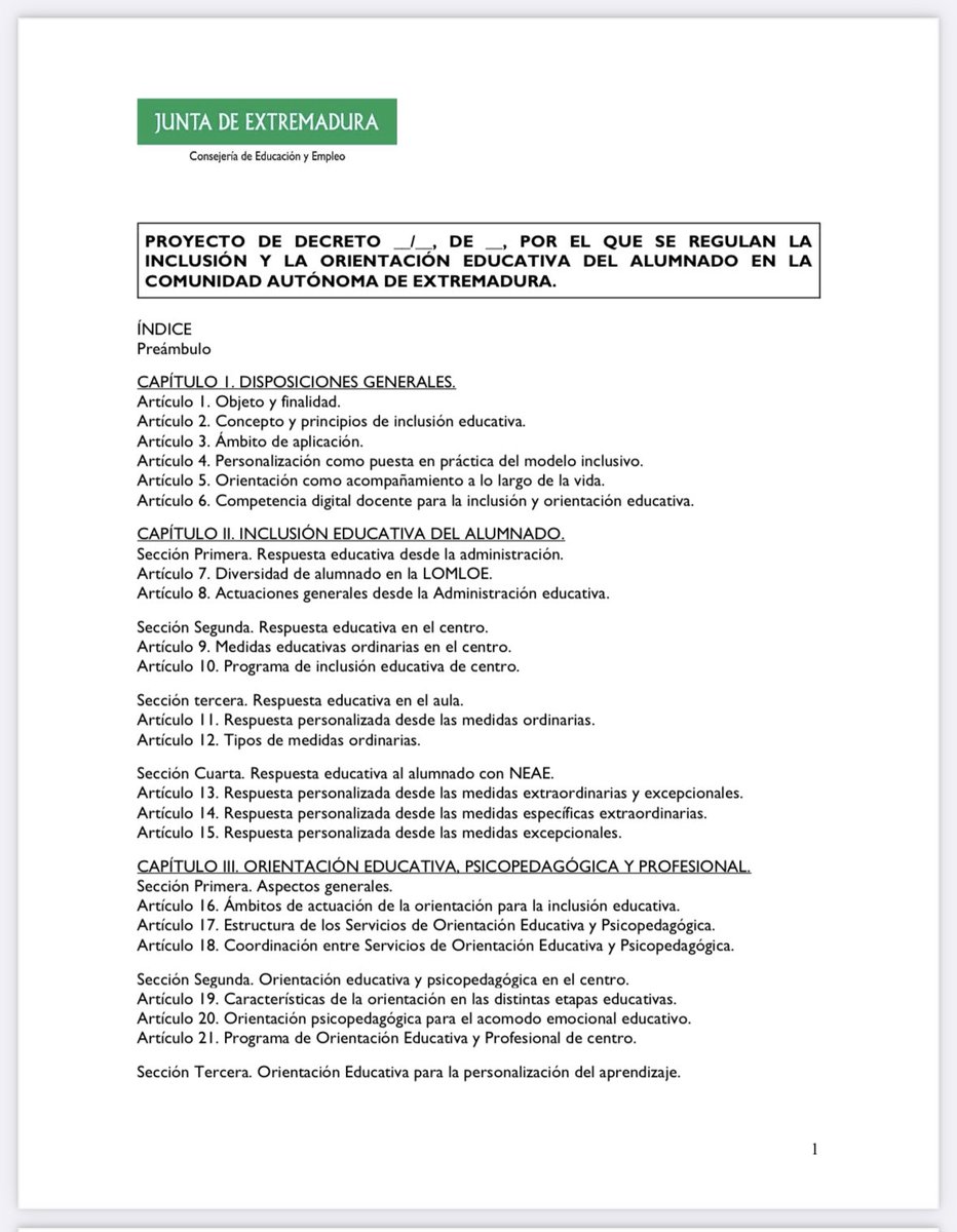 UpeBadajoz's tweet photo. 📌 Apertura de un PLAZO de presentación de SUGERENCIAS en relación con el PROYECTO DE DECRETO por el que se regulan la INCLUSIÓN Y LA ORIENTACIÓN EDUCATIVA del alumnado en Extremadura 🟢⚪️⚫️
➡️ https://t.co/yoLARMQ1dt https://t.co/tpE86CCxKk