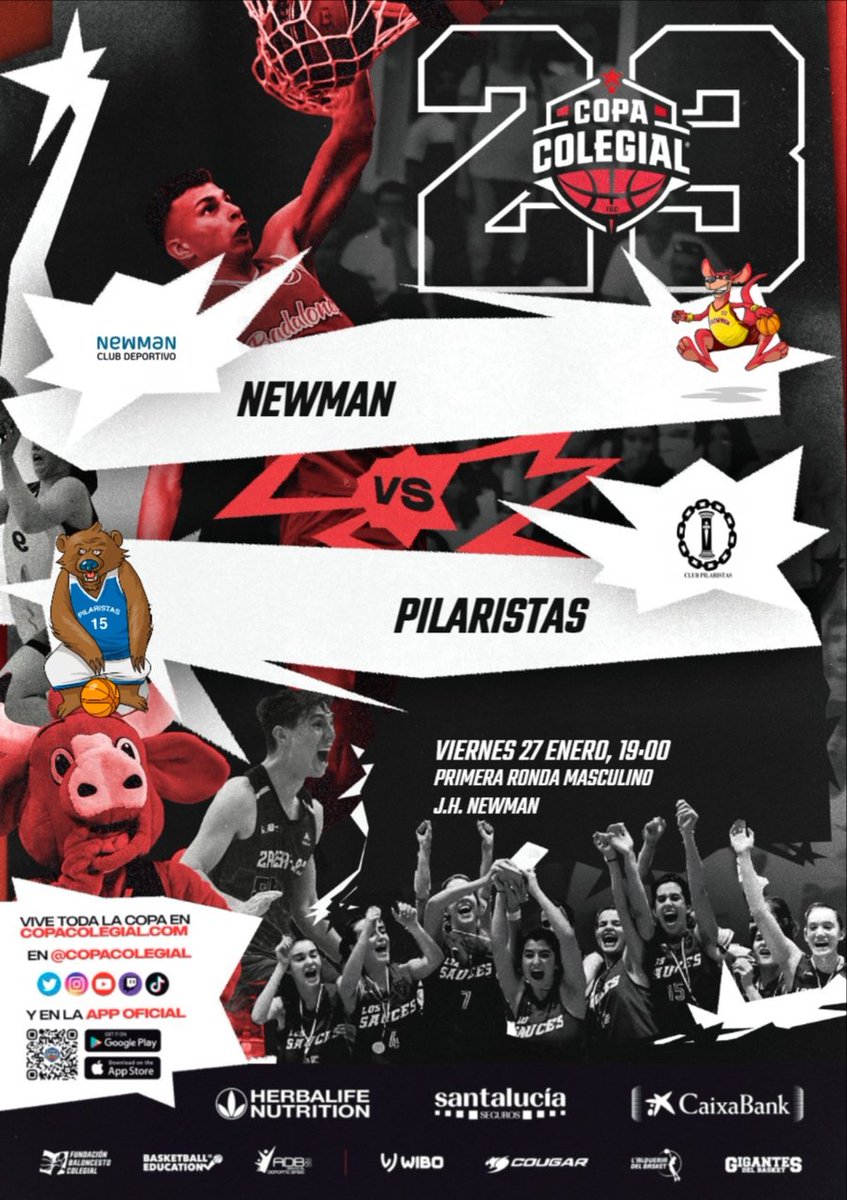 deportenewman's tweet photo. Si, ¡este viernes 27! tendrá lugar el primer y apasionante cruce y necesitamos: 😜

- Espíritu festivo 🥳
- Familias y alumnos 👨‍👩‍👧‍👦💙
- Y... mucho, pero que mucho ruido!!!!!! 🤘👍😁

💥17:30 Junior Fem Vs Club Pilaristas 
💥19:00 Junior Mas Vs Club Pilaristas 

¡Let's go Newman! https://t.co/CYtUxjwSx3