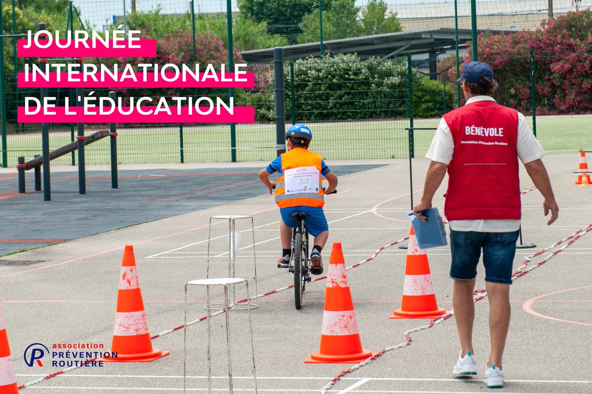 [#Education] C’est la #JournéeDelÉducation! 
L’occasion de rappeler que notre association sensibilise des centaines de milliers d’enfants chaque année, grâce à des actions d’#éducationroutière.

Vous pouvez nous aider à poursuivre nos actions en 2023 : bit.ly/3H0ToMh