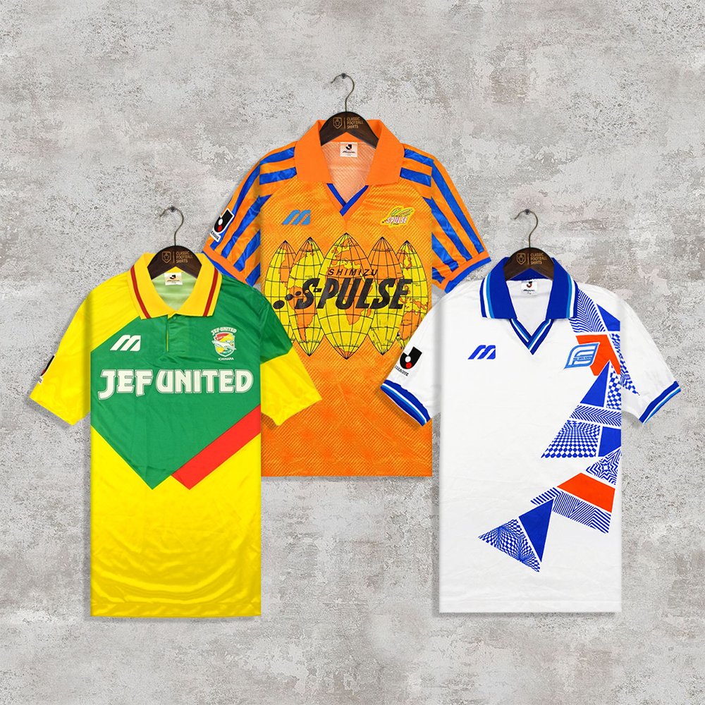 classicshirts's tweet photo. 90s J-League kits were something else... 😍

Do you have any in your collection? https://t.co/KZyANpmzvD