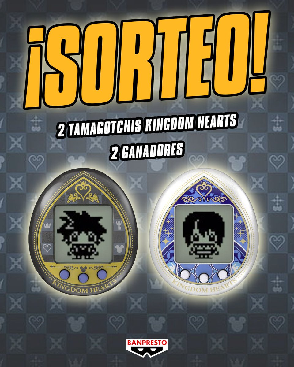 Habéis superado los 500 RTs así que... ¡Tamagotchis Kingdom Hearts para vosotros! 👾

Para participar:
🔸 Seguirnos @banprestospain
🔸 Dar RT y Like
🔸 Mencionar a un amigo con el hashtag #TamagotchisBanpresto

Sorteo activo hasta el 31 de enero ¡Mucha suerte! 😊