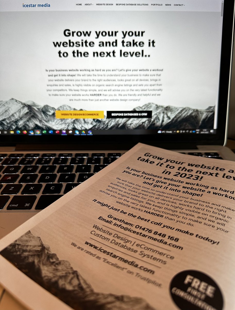 icestarmedialtd's tweet photo. Back page of the Grantham Link Magazine, Feb 23 issue ππ½
#website #websitedesign #database #ecommerce #wordpress #magento #customsystem #crm #smallbusiness #lincolnshire https://t.co/6ZGCmp3sXs