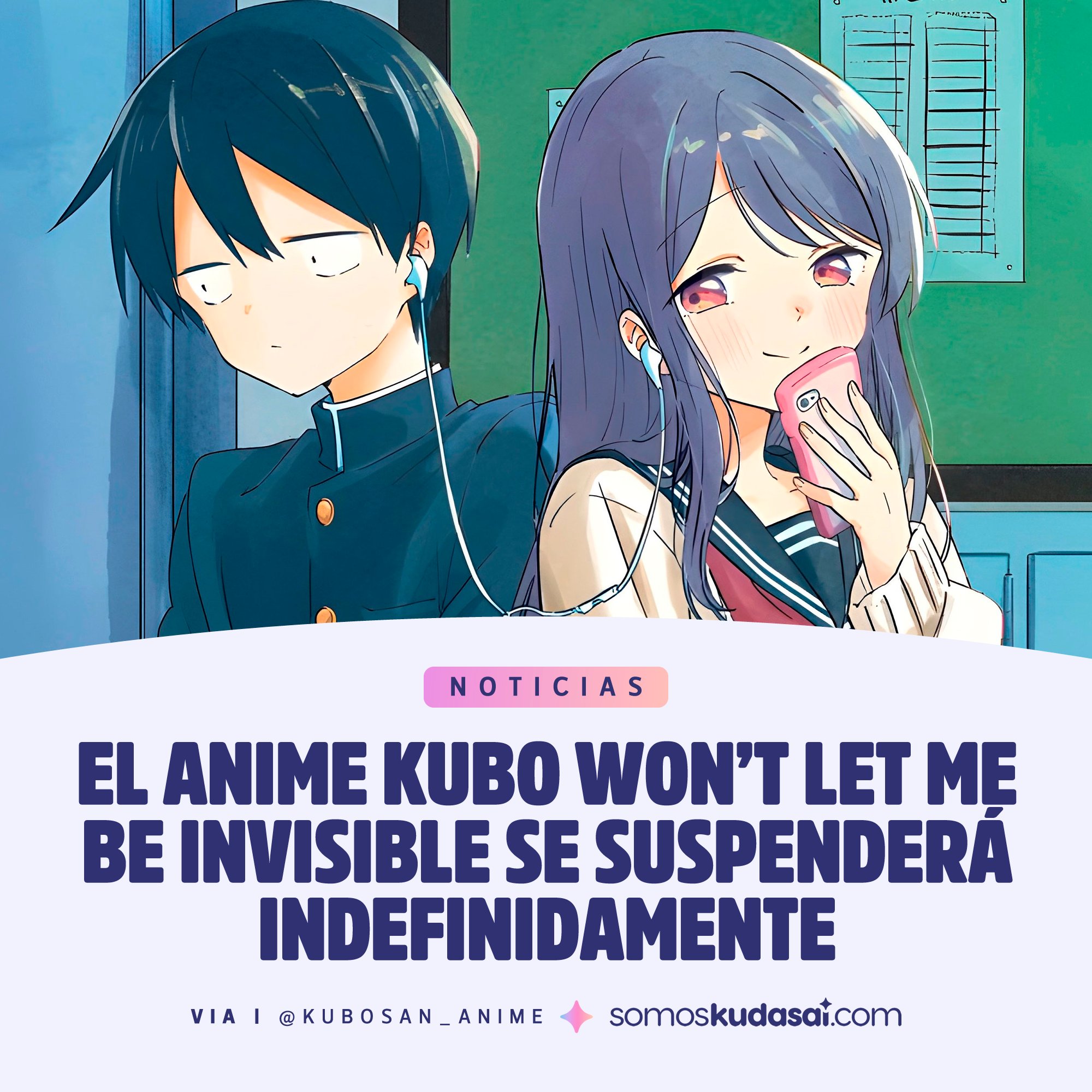 Otro caído más: El anime Kubo-san wa Mob wo Yurusanai suspenderá su emisión  desde el episodio 6 debido al COVID-19 » Hero Network