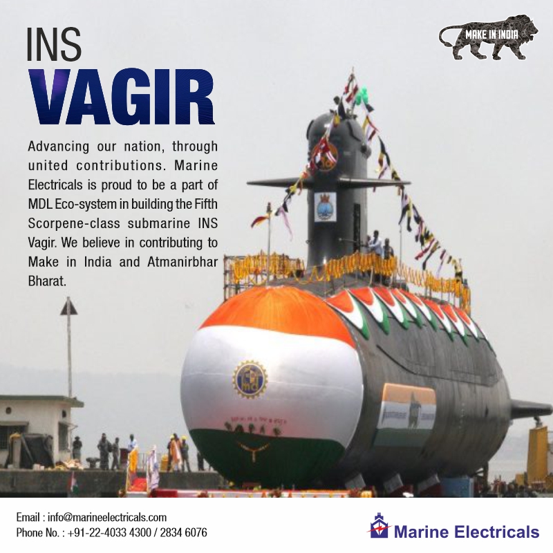 MEIPL_India's tweet photo. Thank you Indian Navy and Mazagon Dock Shipbuilders Limited for letting us participate to build strong defence systems since last 45 years. We stand committed for making India stronger and self reliant.
#MarineElectricals #Marine #MEIL #IndianNavy #MDSL #Submarine #MakeInIndia https://t.co/TDTwO3sp5m