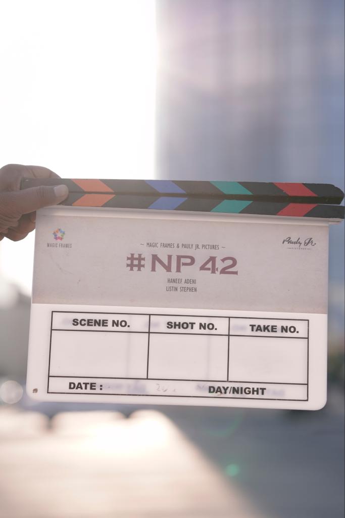 cinemediaoff's tweet photo. Nivin Pauly in a new stylish avatar joins the sets of #NP42 at UAE.

@nivinofficial @haneef_adeni 
@PaulyPictures @magicframes2011 

#NivinPauly #NP42 #HaneefAdeni #PaulyJrPictures #MagicFrames #ListinStephen #MamithaBaiju #JafferIdukki #VinayForrt https://t.co/Etbuh93r1g