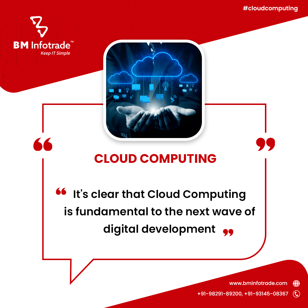 Cloud computing is fundamental to the next wave of digital development. What do you think ?
Connect with us today to learn more about our services.
📲+91 98291-89200 | 9314508367
🌐bminfotrade.com
#bminfotrade #hardware #software #technology #computer #hardwarestore