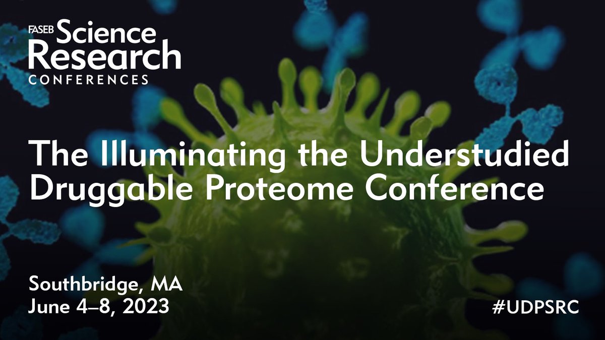 Andrea Bauerfeind (@mages05) on Twitter photo Talk #IonChannels, #GProtein, #Kinases, #Kinome and #NetworkPharmacology #GPCR  & more at the Understudied Druggable Proteome Conf. 6/4-8. #UDPSRC
Abstracts Due: 4/2
Info & Reg: bit.ly/3XPT8Xk
Students: $150 off  
Organizers: Dr. Michael McManus, <a href="/HColecraft/">Henry Colecraft</a>, <a href="/AviMaayan/">AviMaayan</a> Talk #IonChannels, #GProtein, #Kinases, #Kinome and #NetworkPharmacology #GPCR  & more at the Understudied Druggable Proteome Conf. 6/4-8. #UDPSRC
Abstracts Due: 4/2
Info & Reg: bit.ly/3XPT8Xk
Students: $150 off  
Organizers: Dr. Michael McManus, <a href="/HColecraft/">Henry Colecraft</a>, <a href="/AviMaayan/">AviMaayan</a>