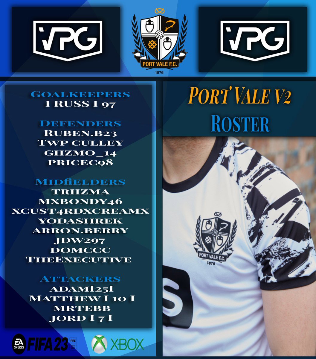 New team new start let's go out with a bang <a href="/PortValeEsports/">Port Vale eSports V1/V2</a>