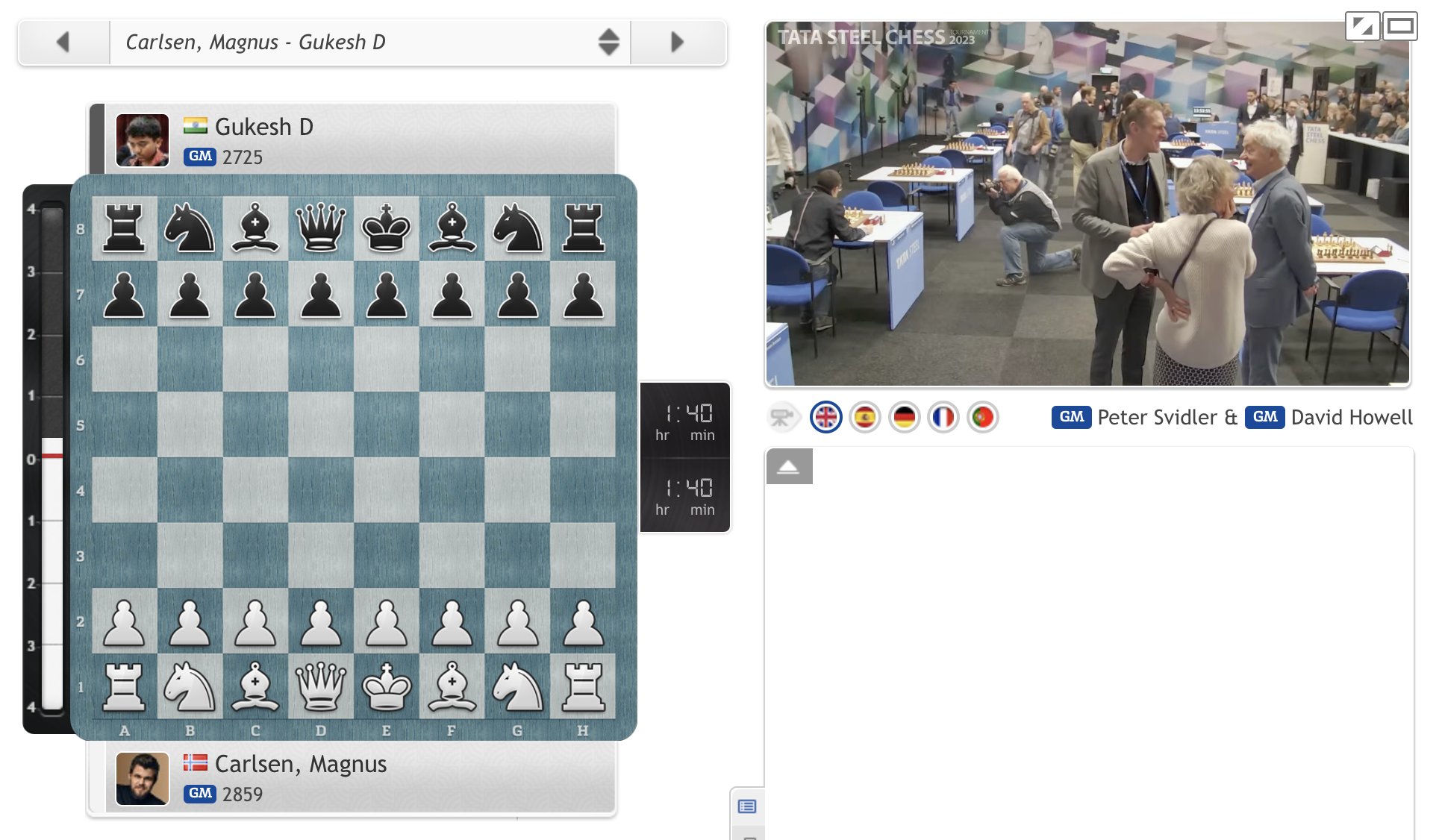 chess24.com on X: Magnus Carlsen plays his 1st classical game