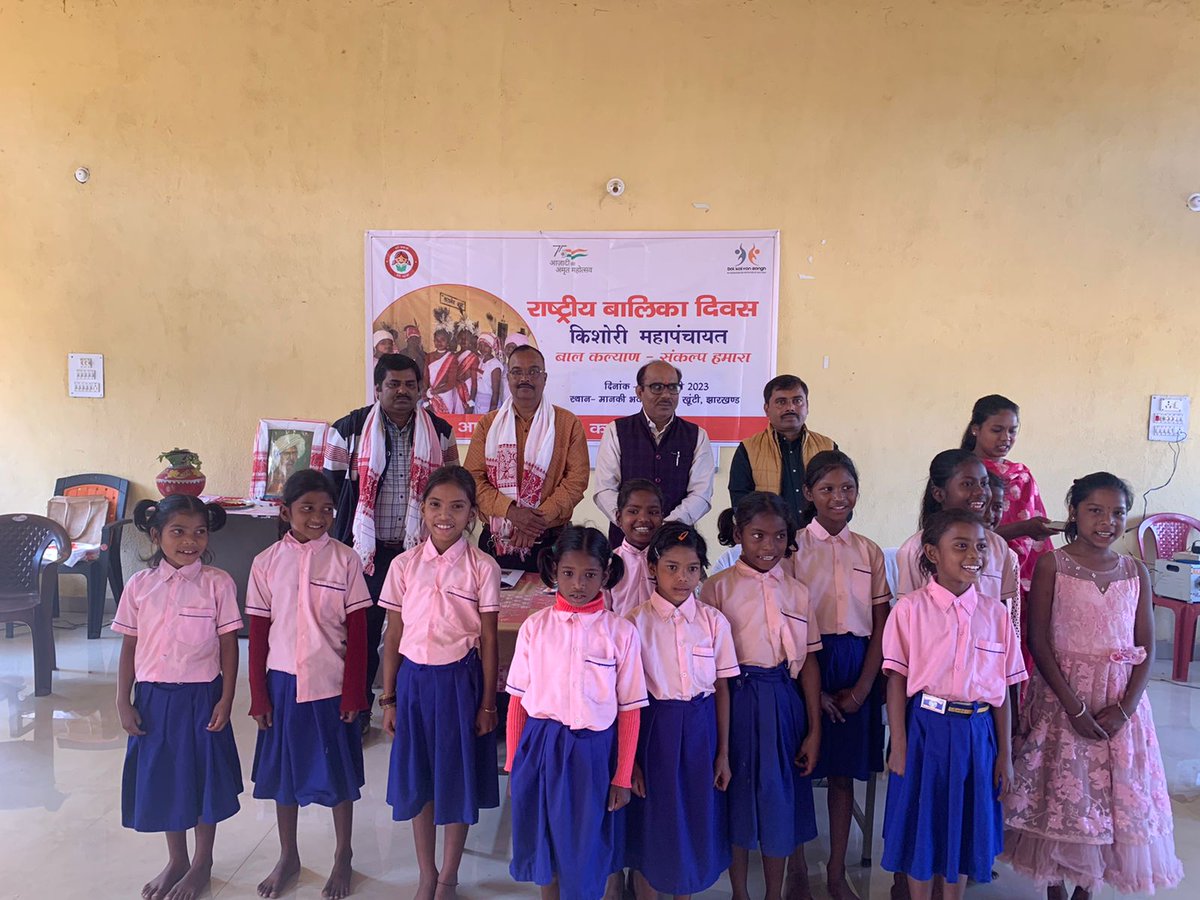 bksclpakur's tweet photo. Bal Kalyan Sangh Celebrated National Girls Day in Murhu Block of Khunti District of Jharkhand https://t.co/nKzNvvdvZZ