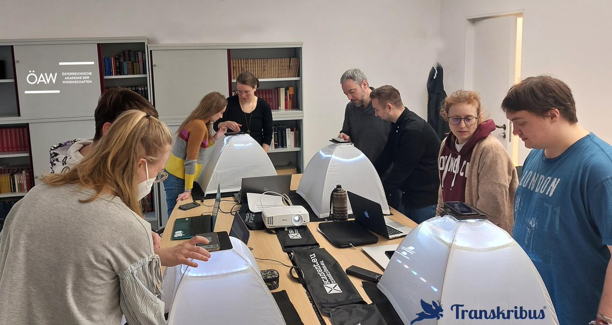 Musicology students of the <a href="/univienna/">Universität Wien</a>  unlock the past with the help of <a href="/Transkribus/">Transkribus</a>, <a href="/ScanTent/">ScanTent</a> and DocScan App at <a href="/ACDH_OeAW/">ACDH-CH</a>. The <a href="/ScanTent/">ScanTent</a> is the optimal solution for scanning loose or bound documents on the go.