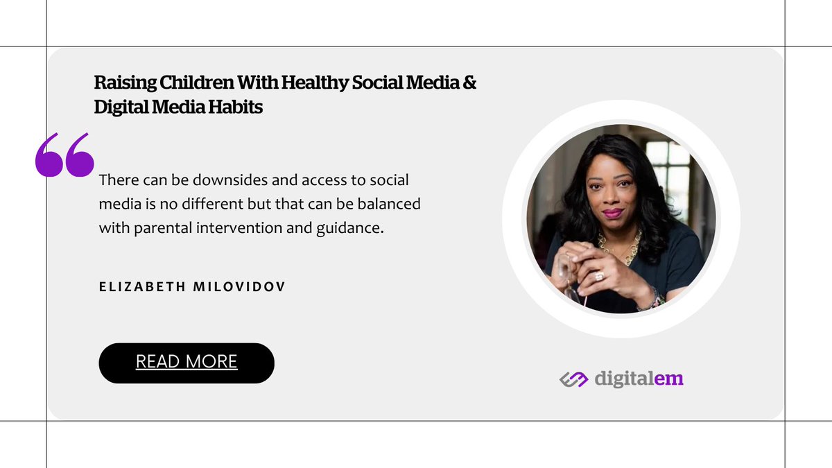 Raising children in today's digital world can be challenging. As parents, it is important to teach our children healthy habits for using social media and digital media to ensure their well-being and safety. Check 👇 bit.ly/3QvwqBv 🫶 #digitalparenting #onlinesafety