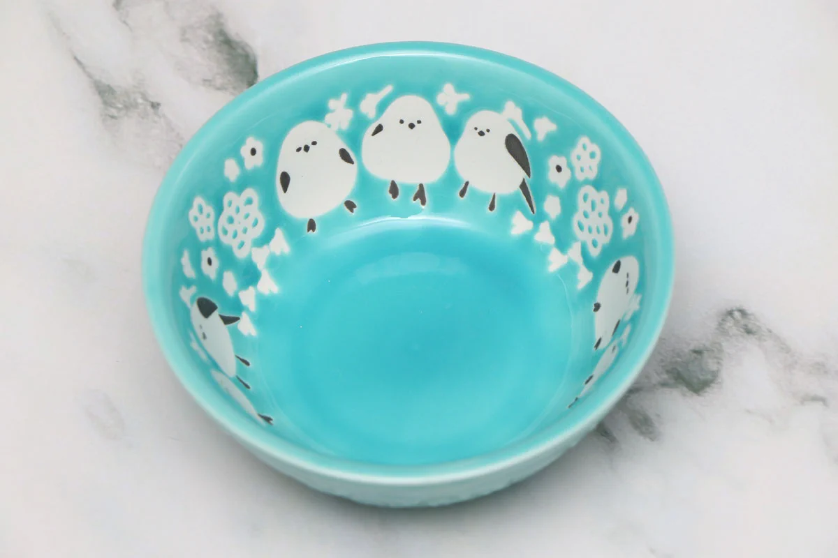 セリアで買える！とてもかわいいシマエナガの食器！