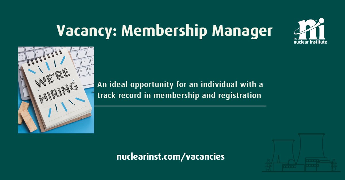 We're recruiting for a Membership Manager ⏳ 

This is an ideal opportunity for someone with a track record in membership and registration + experience with CRM systems. 

#jobs #membership #remoteworking 

🔗 buff.ly/3Xdw70I