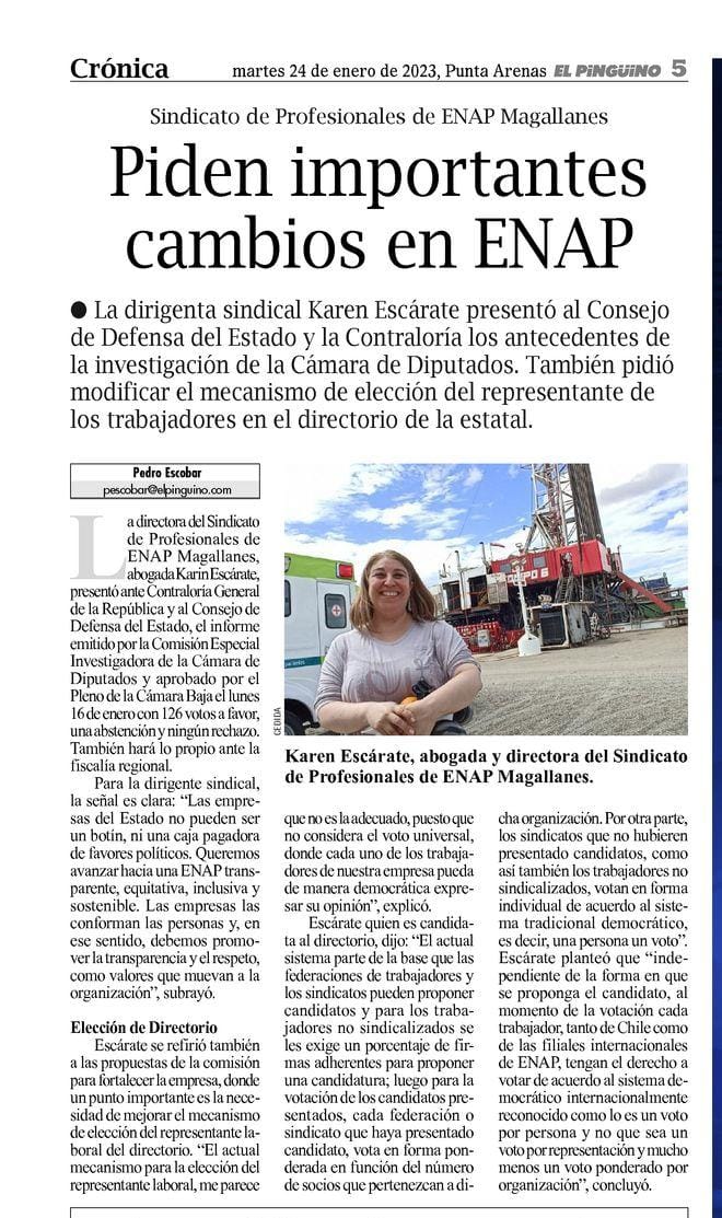 STP_Enap's tweet photo. Ad portas de la elección del Director Laboral (a) de ENAP. Dicho cargo representa a las y los trabajadores ante el  Gob. Corporativo de la estatal, quienes tienen responsabilidad respecto de la gestión y administración de la empresa.

#nacional
#ENAP 
#transparencia 
#Chile https://t.co/MuGvR6gfKX