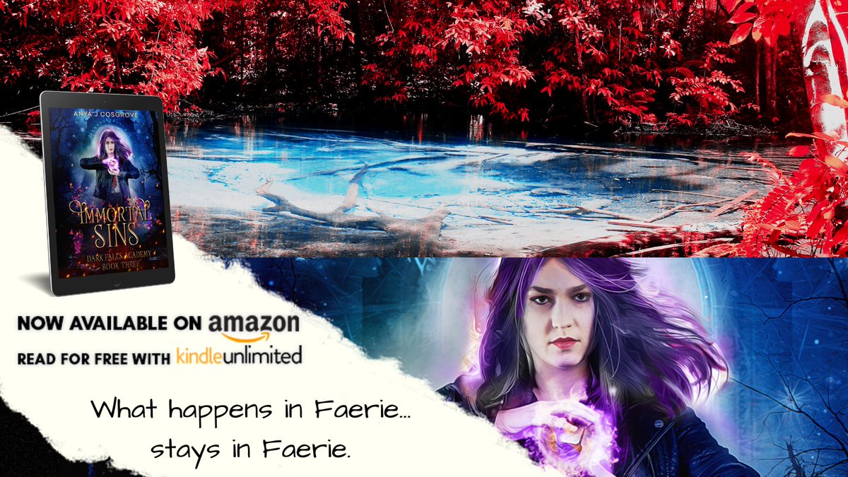EJBookPromos's tweet photo. 🔥 𝗡𝗘𝗪 𝗥𝗘𝗟𝗘𝗔𝗦𝗘 🔥 
Immortal Sins (Dark Falls Academy Book Three) by @AnyaJCosgrove is LIVE!
#OneClick today, or download now with 𝗞𝗶𝗻𝗱𝗹𝗲 𝗨𝗻𝗹𝗶𝗺𝗶𝘁𝗲𝗱
➜ https://t.co/DWGcYq5w65 https://t.co/AcAyeurOK1