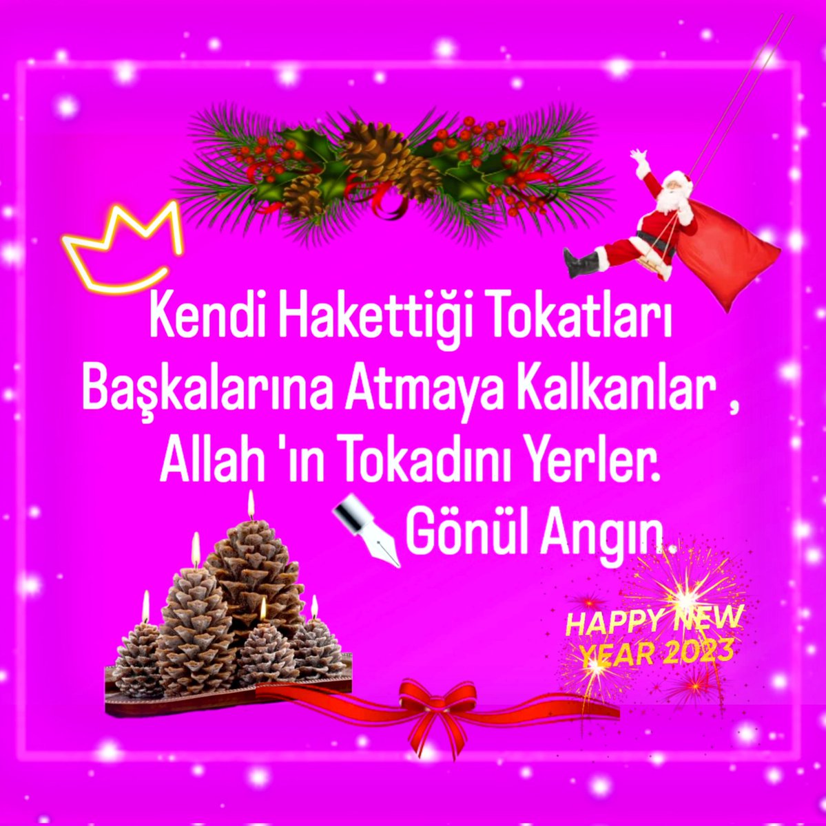 GonulAngin's tweet photo. 🪄⭐️😘😉💕Yeni Sözlerim. ✒️Gönül Angın. 🎀🎄🎶👑🔱🎉🇹🇷❤️🧿
#musicians #Turkey #İstanbul #welcome2023 #HappyNewYear #happydays #thing #towrit #Awareness #mywords https://t.co/cB1UrU7mJJ