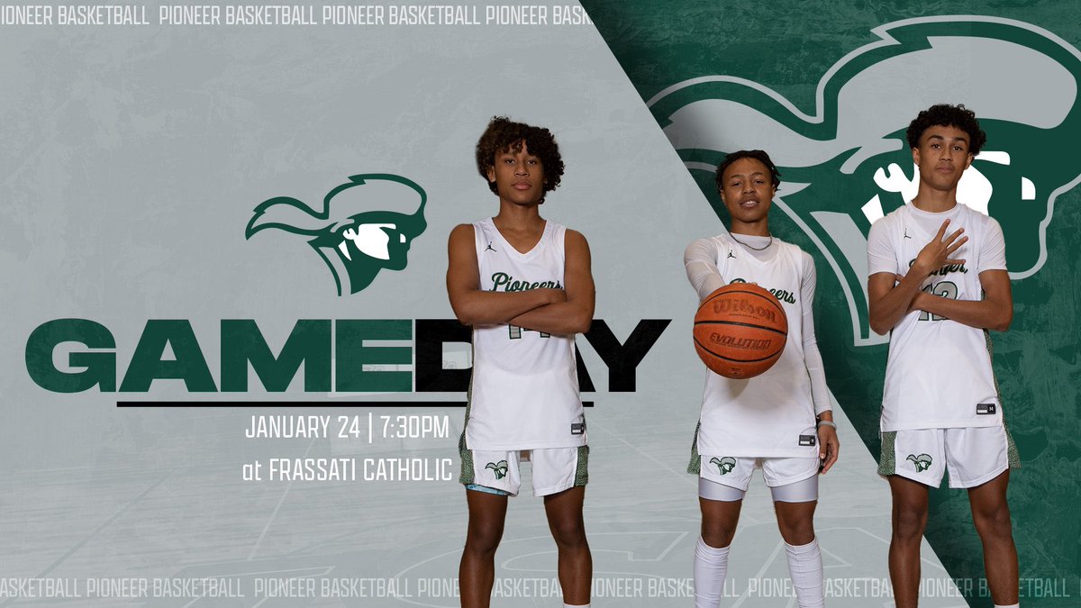 🏀 Game Day 🏀
🆚 Frassati
📍 Frassati 

JV Girls - 3:30
JV Boys - 4:30
V Girls - 6:00
V Boys - 7:30