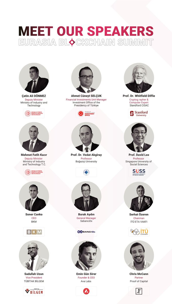 BlokchainSummit's tweet photo. Konuşmacılarımızla Tanışın | Meet Our Speakers 🎙️📉 #EurasiaBlockchainSummit #EBS2022 #EBS19 https://t.co/TV541w3RTq
