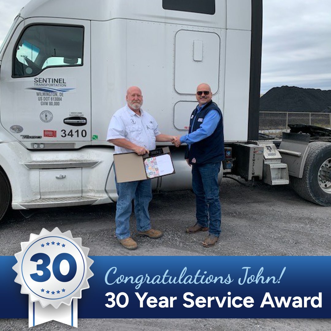 sentinel_trans's tweet photo. Congratulations to John (left), Sr. Operations Manager at our Lake Charles, LA terminal, who recently received his 30 Year Service Award π ππ½
#Sentinel #SentinelTransportation #fueldriver #truckdrivers #trucking #freight #trucking #truckers #driverjobs #trucklife #drivers https://t.co/8ZJx1zsDvb