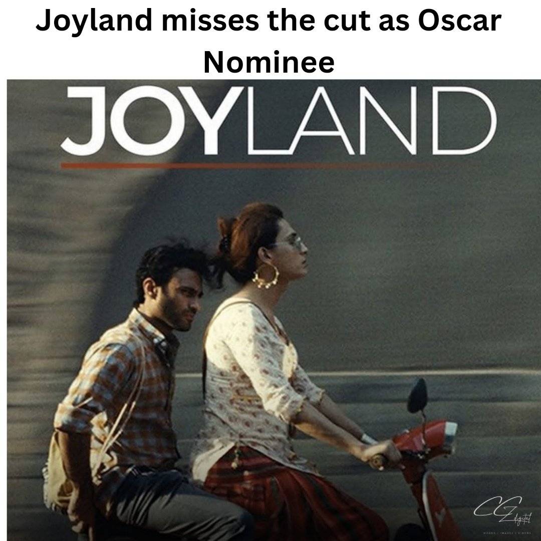 Saim Sadiq-directed 'Joyland' did not make the cut in the 'Best International Feature Film' category for the 95th Academy Awards, it was announced on Tuesday. #saimsadiq #Joyland #oscars2023 #acadmeyawards