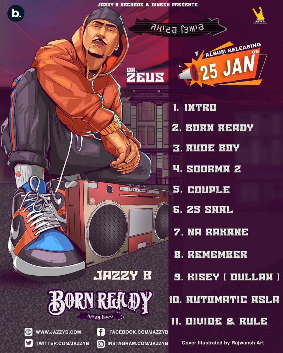 Pre-save album:
 jazzyb.bfan.link/born-ready

<a href="/jazzyb/">Jazzy B</a> <a href="/drzeusworld/">Dr Zeus</a> 

#Bhangra #Bornready
