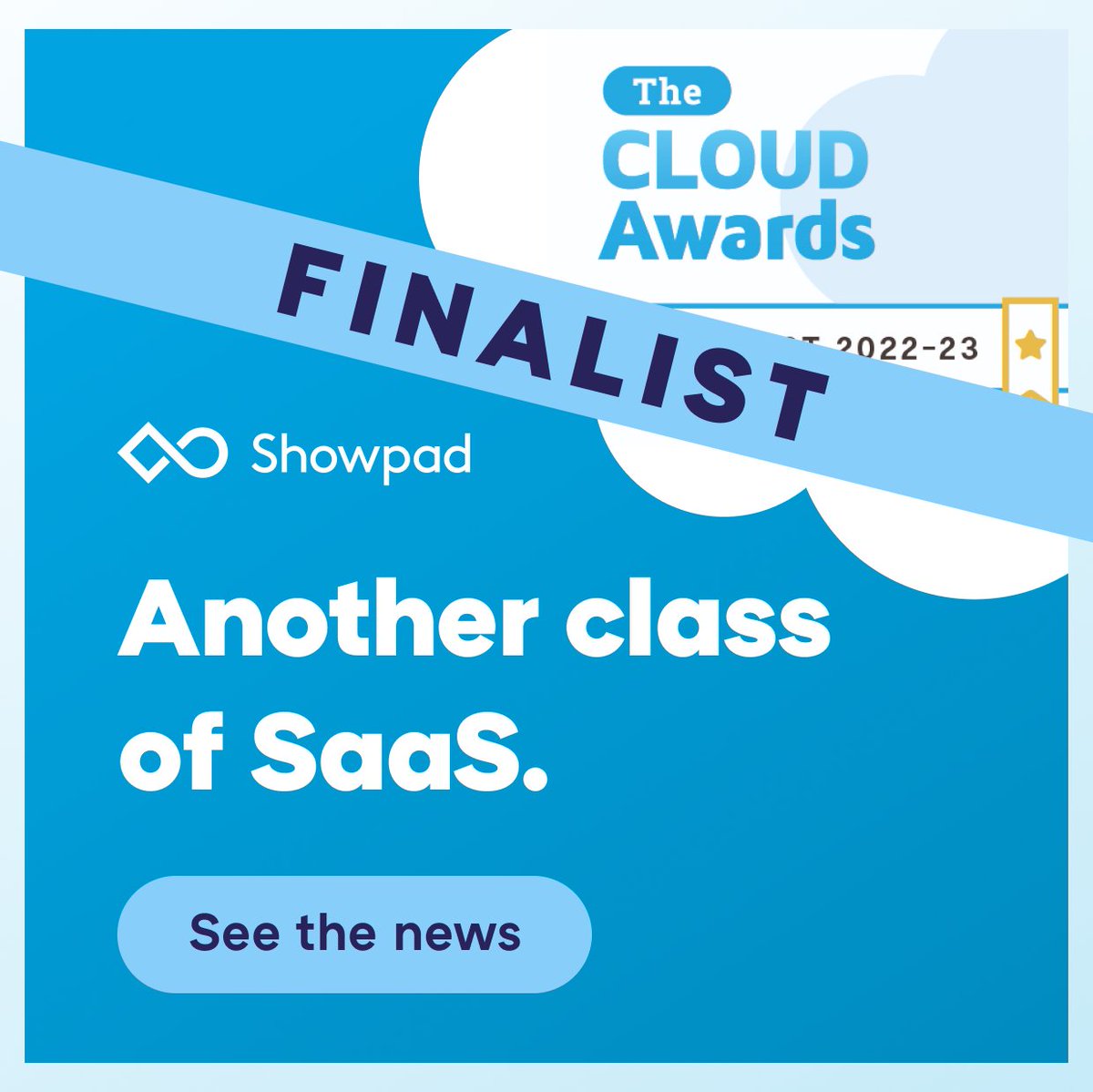 We’re a finalist in the Best SaaS Outside the US category at the 2022-23 Cloud Awards! See why the judges showed us the love. bit.ly/3HmIkcP