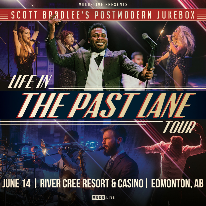 RiverCreeCasino's tweet photo. The River Cree Resort, and Modo-Live Presents, POSTMODERN JUKEBOX; The Past Lane Tour, on Wednesday June 14, 2023!
Doors 7 PM | Show 8 PM
Tickets start at $ 40.50; Stay tuned for our Presale, Wednesday, January 25th from 10am!
#yeg #edmonton #pmjb #yegconcerts #alberta https://t.co/o8pMPsl2GY