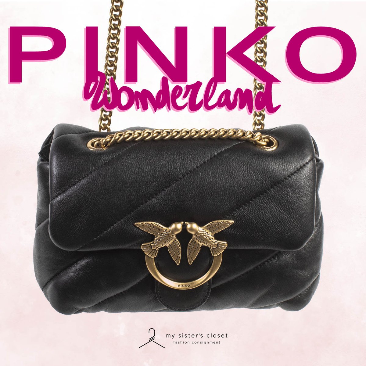 While this bag may be gone, wonderland isn't. Come see the sensational savings at My Sister's Closet today. 

Shop online at the link in our bio.

#pinko #pinkohandbag #handbag #designerhandbag #designerclothing #womensclothing #designerjacket #consign #mysisterscloset