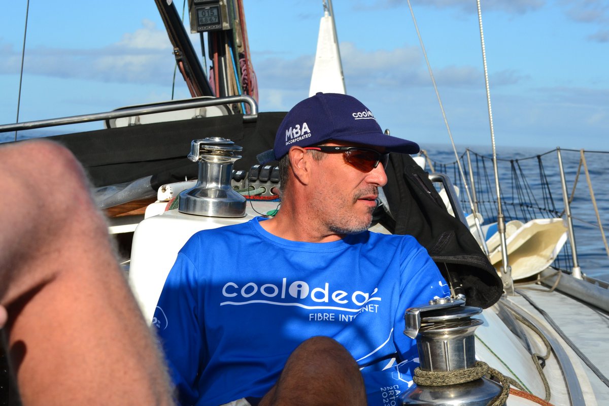 motsoeneng_bill's tweet photo. Update ⛵| Day 21 to Rio

Almost there, almost there...

"All good with all on board. Tight wind angle with jib and mainsail with 1 reef.

So much for lovely downwind spinnaker sailing. Bumpy and heeled over continuously. Life at 45deg is not fun in a sweat box downstairs... https://t.co/PEJevmhpDl