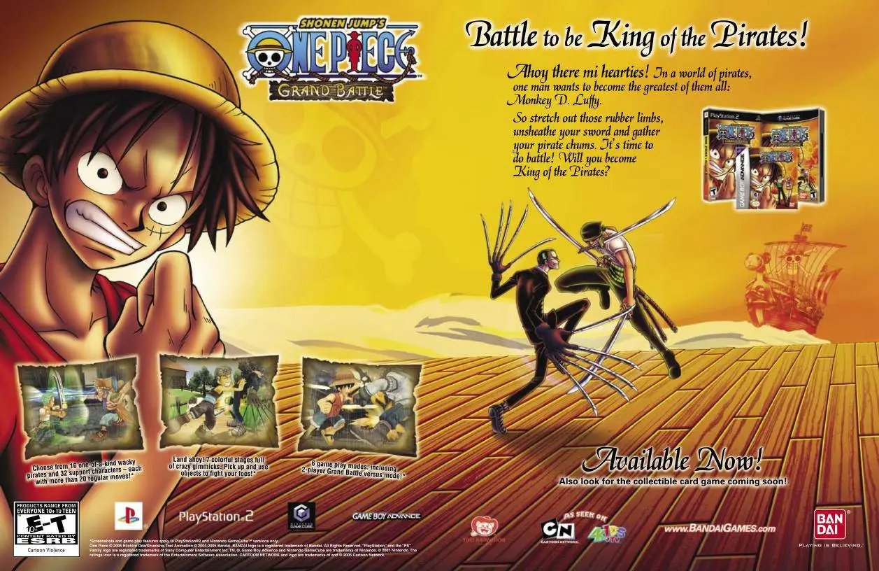 Anime Games 6: One Piece (Game Boy Advance)