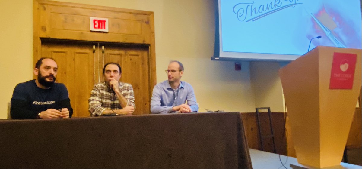 @SklyerLentz <a href="/painfreeED/">Sergey Motov</a> <a href="/mbisanzo/">Mark Bisanzo</a> #stoweem23 <a href="/UVMEmergencyMed/">University of Vermont Emergency Medicine</a> Nebulized ketamine, the shock index, 'just right' sedation, no pain 'cocktails' and size matters with peds c-spines...just a few of the many clinical pearls early Tue am at the VT EM Update! med.uvm.edu/cmie/2023_emer…