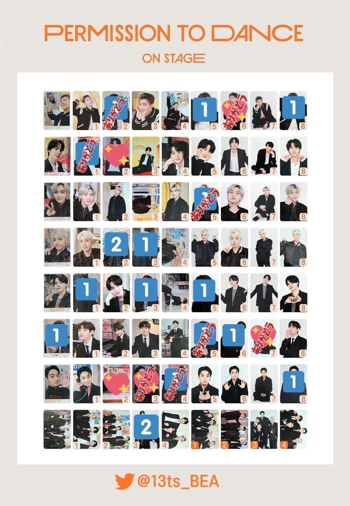swdiamondsky's tweet photo. BTS ミニフォト 交換 SYS FINAL Magic Shop MS MOTS MOS TOUR バンバンコン ONE ON:E PTD ソウジュ SOWOOZOO ダルマジュン 異種

【譲】画像内数字(残枚数)

【求】画像内❤️

スリーブ＋硬質ケース＋チャック付防水での梱包後、郵送にて同日発送可能な方🙇‍♀️💜

※求⇄譲を明記の上ご連絡ください https://t.co/aLpb5xcY3H
