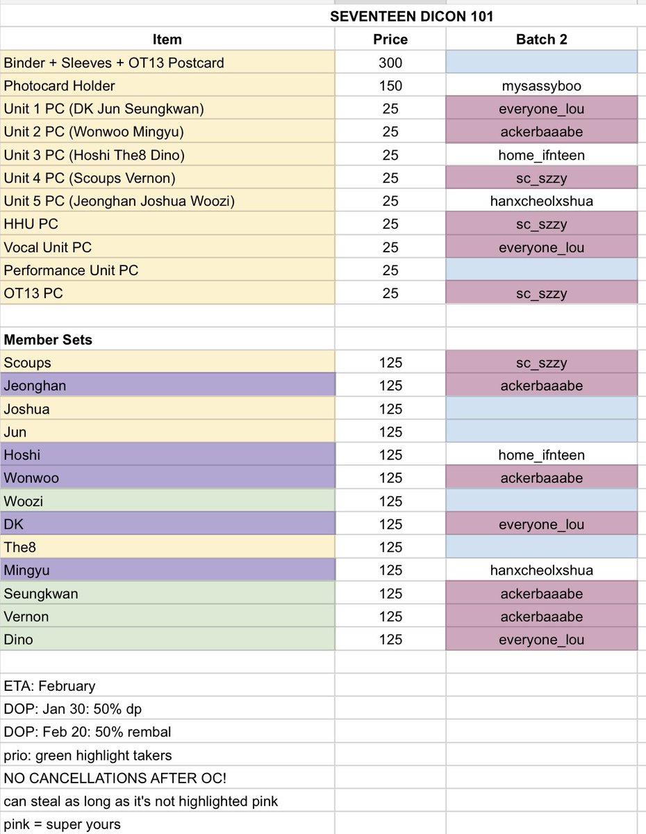 sammishots's tweet photo. wts lfb ph (check samsamshimi for proofs!)

SVT Dicon 101

— check pic for prices and info
— need 90% to push

50% dp payo (once all slots taken)
feb 20: 50% rembal
prio: 💚 takers 

t. seventeen joshua jun hoshi woozi the8 mingyu https://t.co/93Wz5SW1c5
