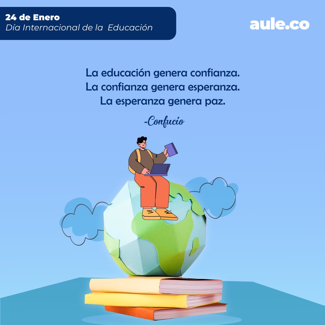aulegroup's tweet photo. Somos parte de la
¡REVOLUCIÓN EDUCATIVA!
Feliz día Internacional de la Educación te desea https://t.co/Yw0mpke858 https://t.co/btkFgezmyS