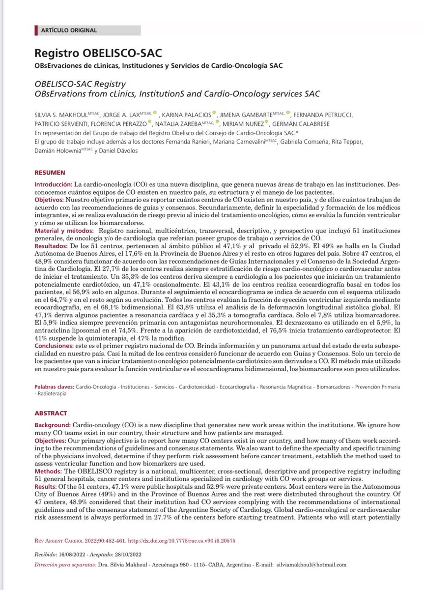 Consejo de Cardio-Oncología SAC (@cardioncosac) on Twitter photo Estamos orgullosos de nuestro registro !#cardioonco #onco #trabajoenequipo #obelisco #toxicidad #argentina <a href="/SAC_54/">Sociedad Argentina de Cardiología</a> <a href="/MakhoulSilvia/">Silvia Makhoul</a> <a href="/natalia_zareba/">Natalia Zareba</a> <a href="/Ritabt/">Ritale🇮🇱🇮🇱🇮🇱 🎗️#AmIsraelJai</a> <a href="/karina92884838/">karina</a> <a href="/jorgelax3/">jorgelax</a> 👉🏻 old2.sac.org.ar/revista-argent… Estamos orgullosos de nuestro registro !#cardioonco #onco #trabajoenequipo #obelisco #toxicidad #argentina <a href="/SAC_54/">Sociedad Argentina de Cardiología</a> <a href="/MakhoulSilvia/">Silvia Makhoul</a> <a href="/natalia_zareba/">Natalia Zareba</a> <a href="/Ritabt/">Ritale🇮🇱🇮🇱🇮🇱 🎗️#AmIsraelJai</a> <a href="/karina92884838/">karina</a> <a href="/jorgelax3/">jorgelax</a> 👉🏻 old2.sac.org.ar/revista-argent…
