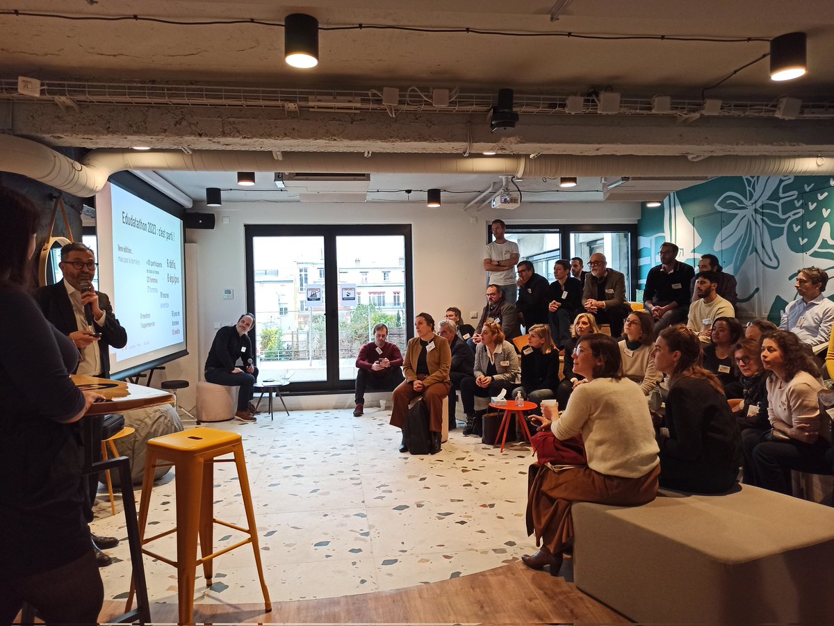 lab110bis's tweet photo. #edudatathon 2023, c'est parti ! 🚀 en qq chiffres : 60 participants de toute la France, 6 défis & 6 équipes, 16h ensemble, 56 jeux de donnes dont 10 inédits, 6 mentors et 1🏆 co-organisé par @Edu_Num @education_gouv https://t.co/Th5cntgPRo